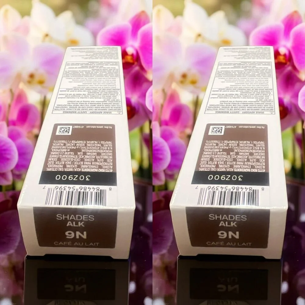 Redken Shades ALK Liquid Cream Demi Alkaline pH 9N CAFE Au Lait 2.1 oz_ 2 units